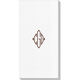 Shaped Diamond Monogram Deville Guest Towels Image 2 of 2